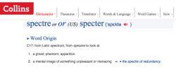 spectre meaning